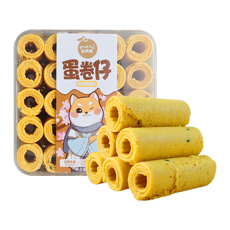 富崎乐黄油鸡蛋味蛋卷仔 188g/盒 3盒装 188g*3盒